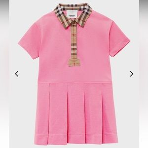 Burberry Baby Girl’s Sigrid Vintage Check Polo Shirt Dress